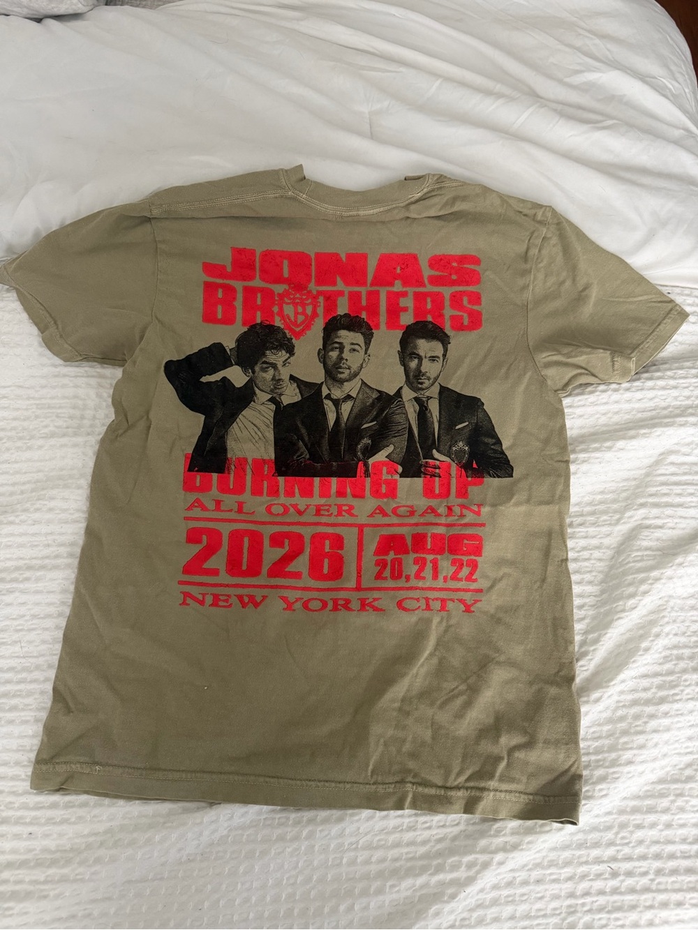 NWT Jonas Brothers MSG T-Shirt